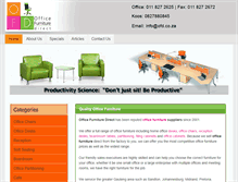 Tablet Screenshot of officefurnituredirect.co.za